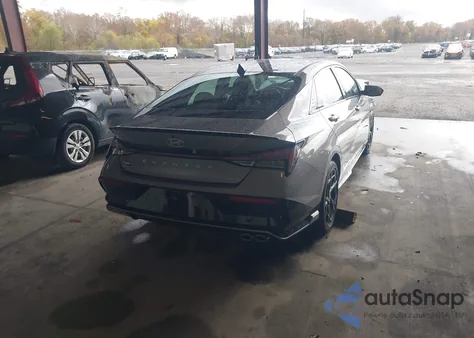 2025 Hyundai Elantra N Line from USA, damaged, VIN KMHLR4DF1SU980256